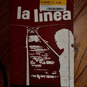La Linea Book Cover in Red and White